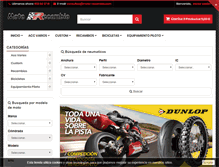 Tablet Screenshot of moto-recambio.com